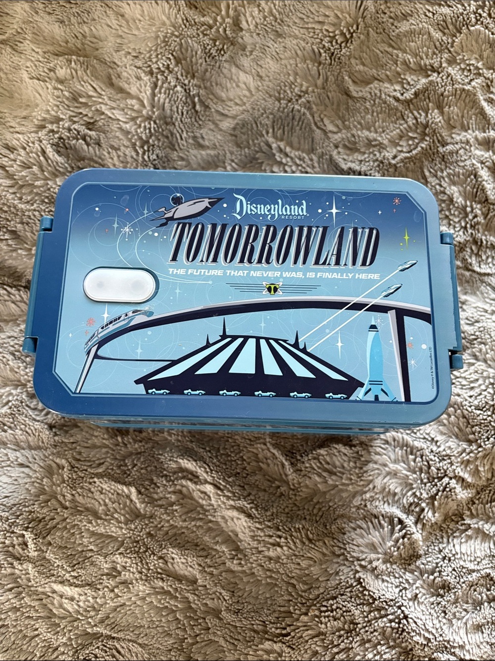 Disneyland Tomorrowland Blue Retro Bento box